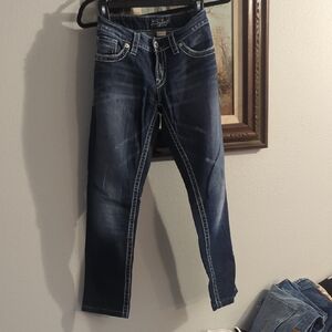 Silver Jeans Blue Straight Leg Denim